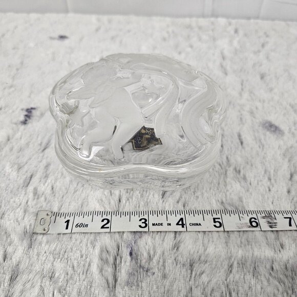 Mikasa Other - Cherub German Glass Bowls Mikasa Crystal Holiday Set 2 Sweet Dish 5.5 Valentines